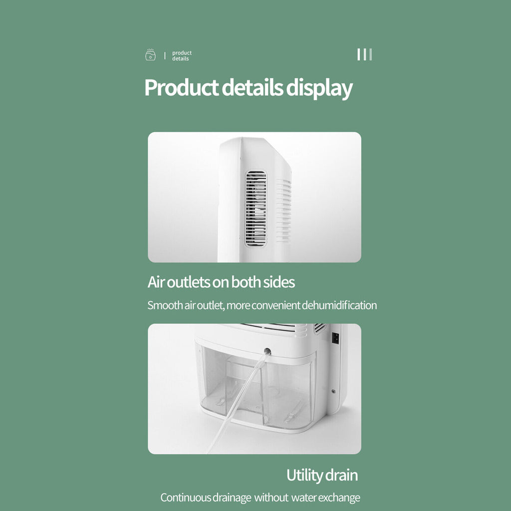 2.5L Dehumidifier with LCD Displays U43046