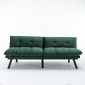 Green Velvet Convertible Sofa Bed Z68676