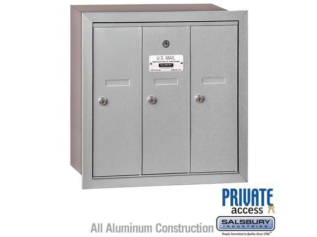 3 Doors Sand Vertical Mailbox N470069
