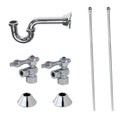 Chrome Plumbing Sink Trim Kit with P Trap P364224