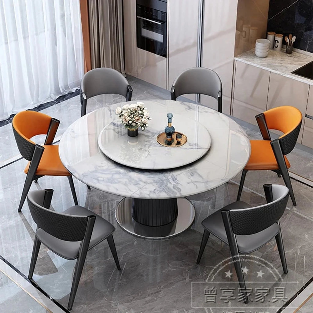 Round Marble Dining Table Y461641