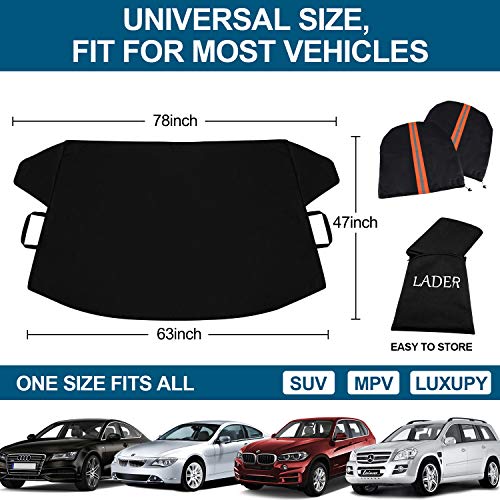 Magnetic Windshield Snow Ice Cover Q84937