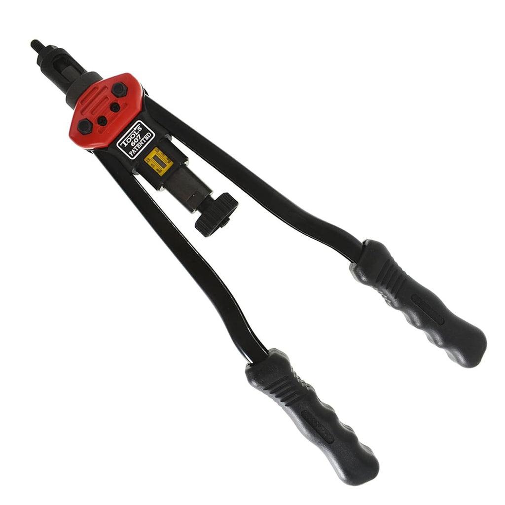 16 Rivet Nut Tool Hand Blind Riveter Kit with 11PCS Metric and Mandrels 110Pcs Assorted Rivet Nuts A660