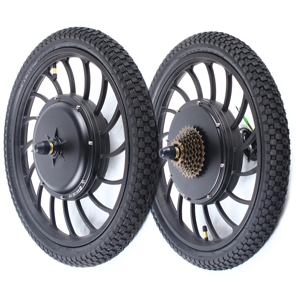 1000W 48V 20'' Ebike Front/Rear Wheel Motor Conversion Kit K530211