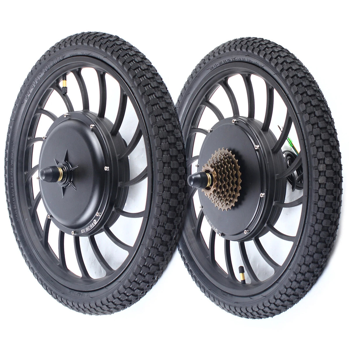 1000W 48V 20'' Ebike Front/Rear Wheel Motor Conversion Kit K530211