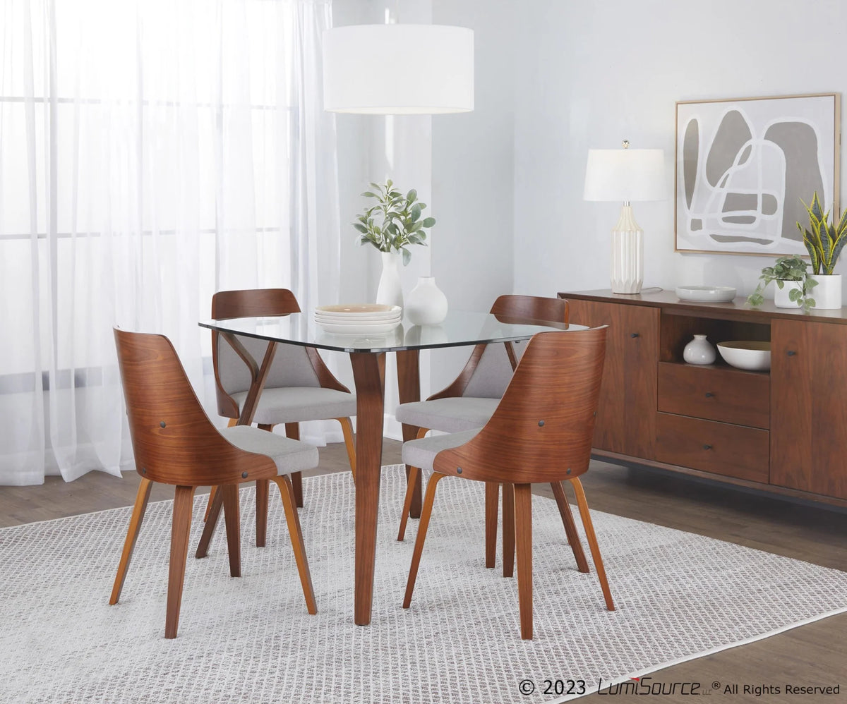 Mid-Century Modern Dining Accent Chair Set of 2 S56598