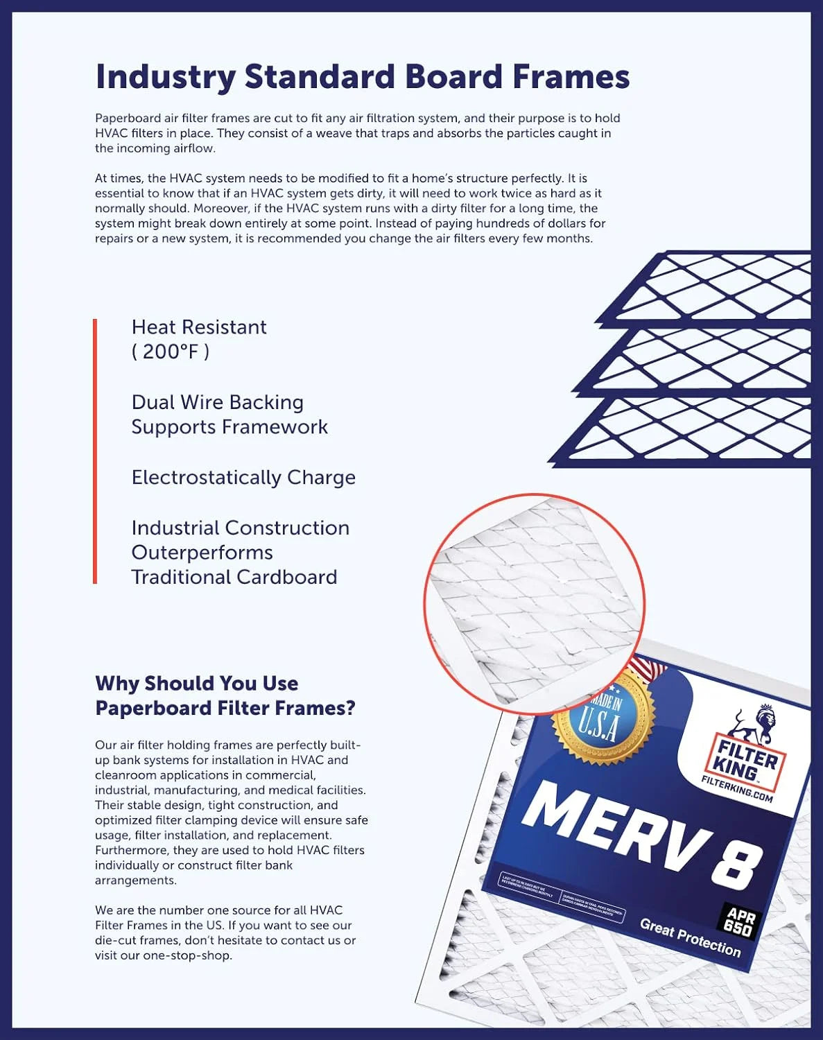 13x66x1a MERV 8 Pleated HVAC Air Filter 4-Pack Y461301