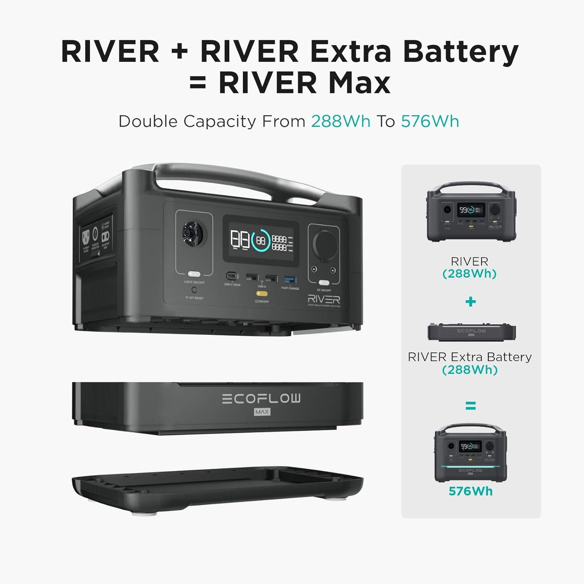 River 600 Extra Battery 288Wh X232097