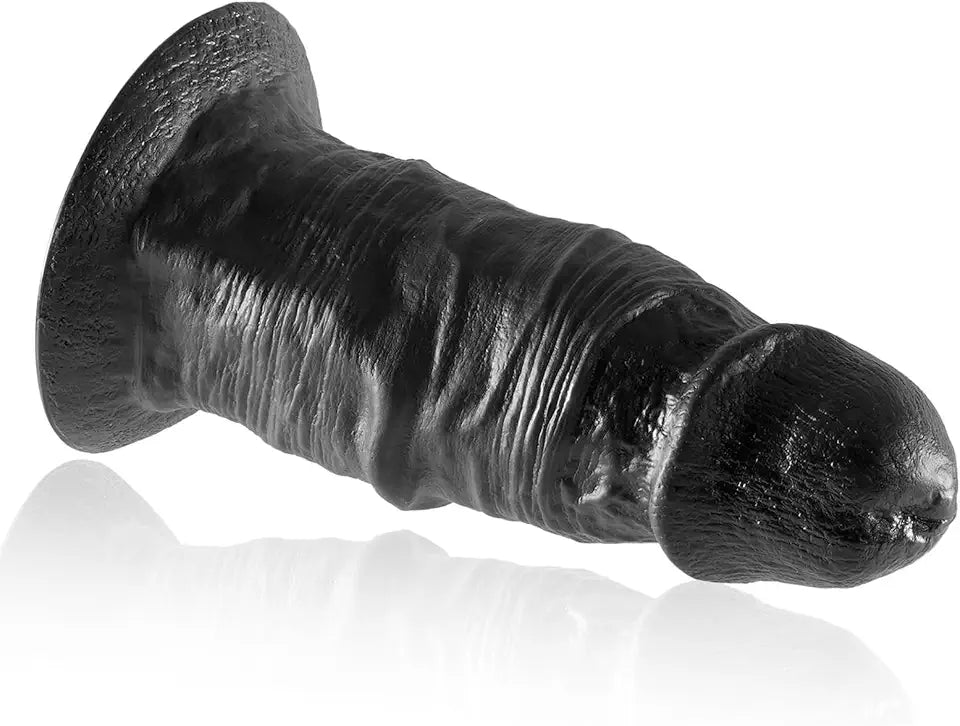 Black 7.28 inch Realistic Dildo with Suction Cup D145