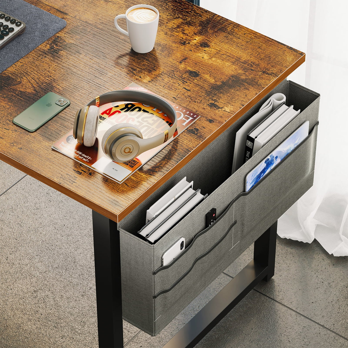 32 inch Small Computer Writing Desk with Storage Bag N2787