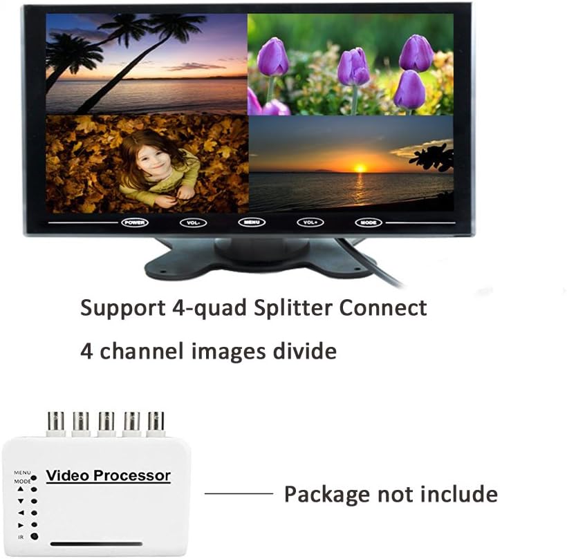9 Inch LCD Monitor with Remote Control Y7106