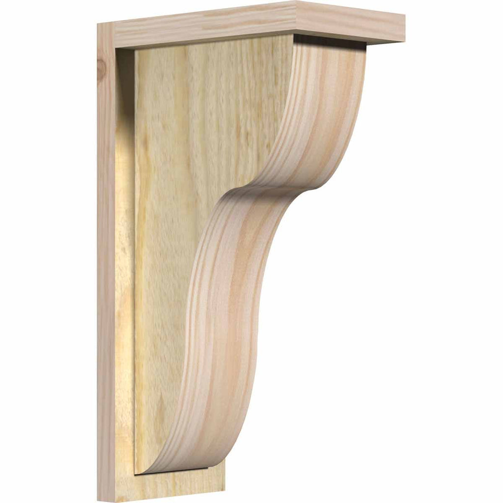 Carmel Rough Sawn Corbel with Backplate, Douglas Fir J966034