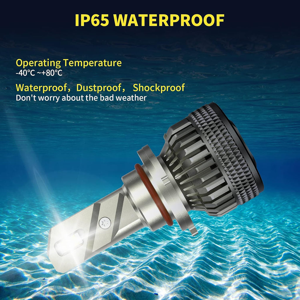 9005 LED Headlight Bulbs White 2 PCS Y715