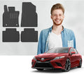 Custom Fit All Weather Floor Mats 4pcs Black Z652