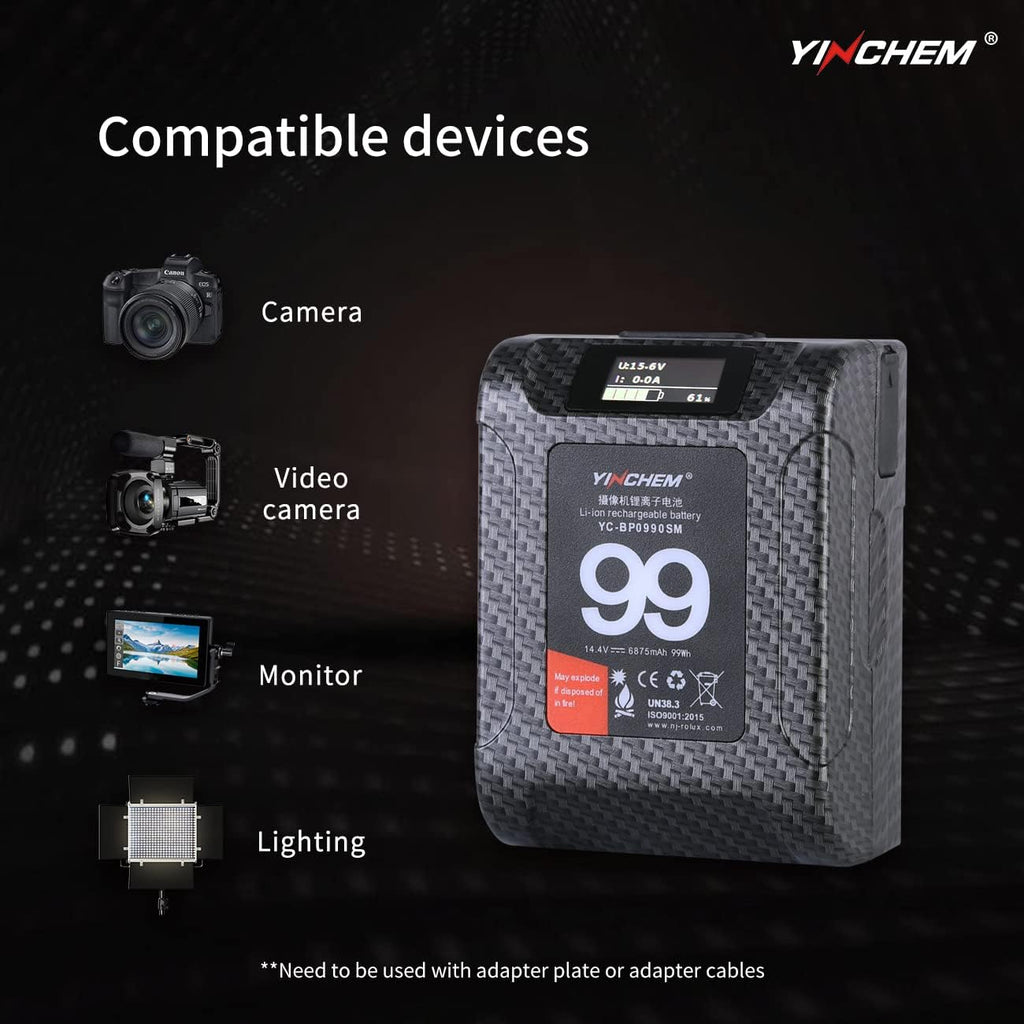 14.4V Mini Portable Lithium-ion Battery with LCD Screen K916
