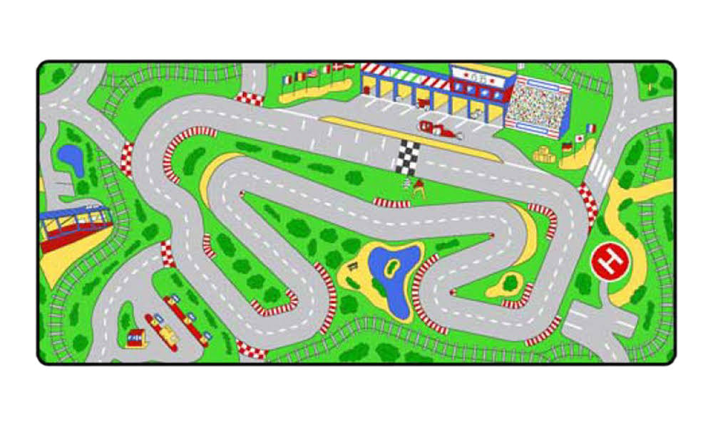 Learning Carpets Racetrack H836