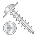#8 x 7/8 Deep Thread Wood Screws Phillips Round Washer Head Zinc Type 17 Point N986091