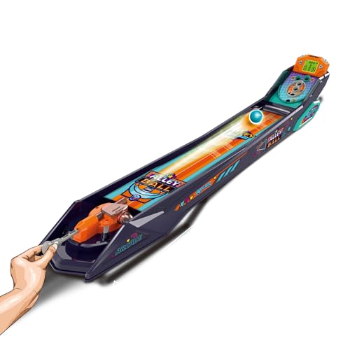 Electronic Tabletop Arcade Bowling Game with LCD Auto Scoring, Lights & Sound Y782