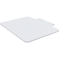 Clear Glass Chairmat with Lip F305621