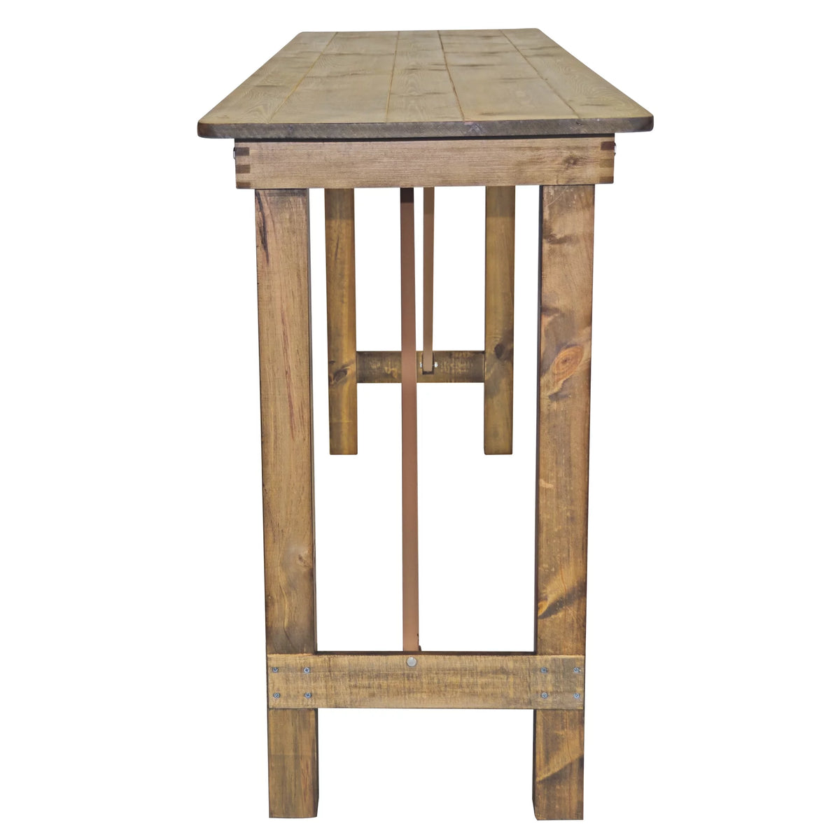 Pine Wood Farm Bar Height Folding Table R193