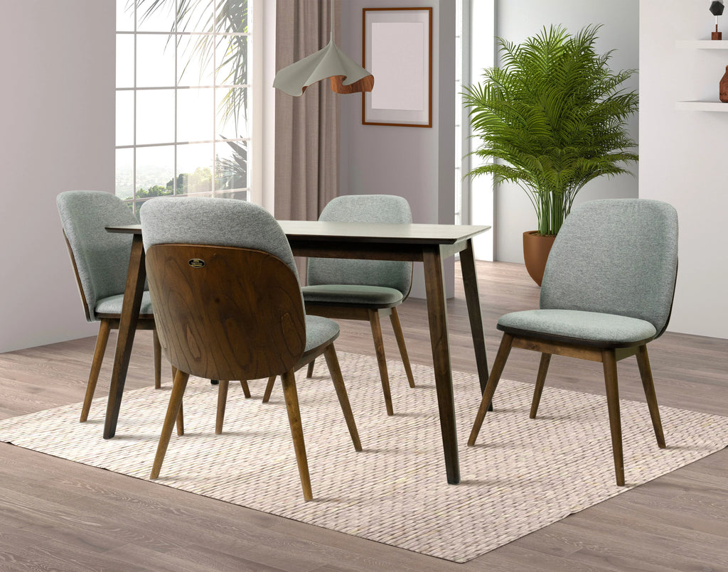 Mid Century Modern Solid Wood Side Chairs (Set of 2) J870697