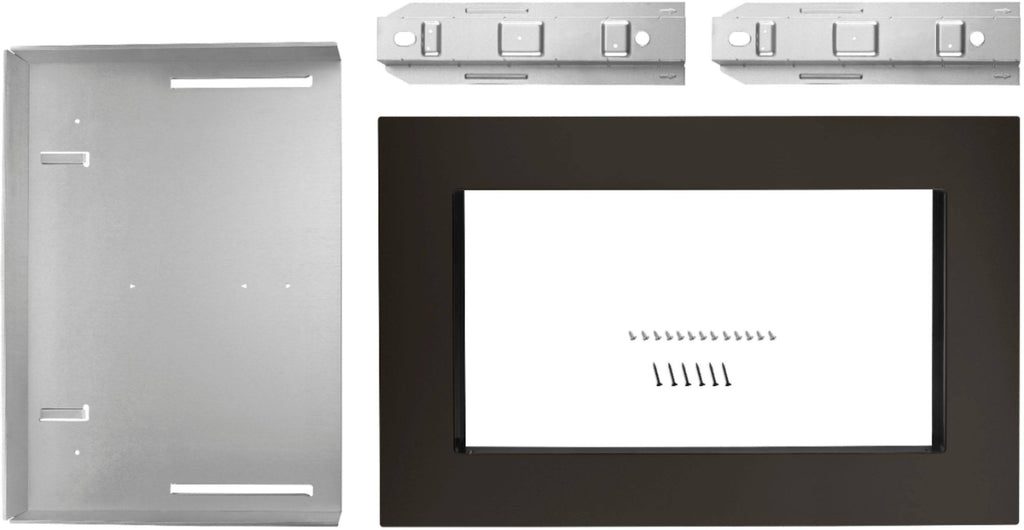 27x22 Black Stainless Steel Trim Kit for Countertop Microwave P973610