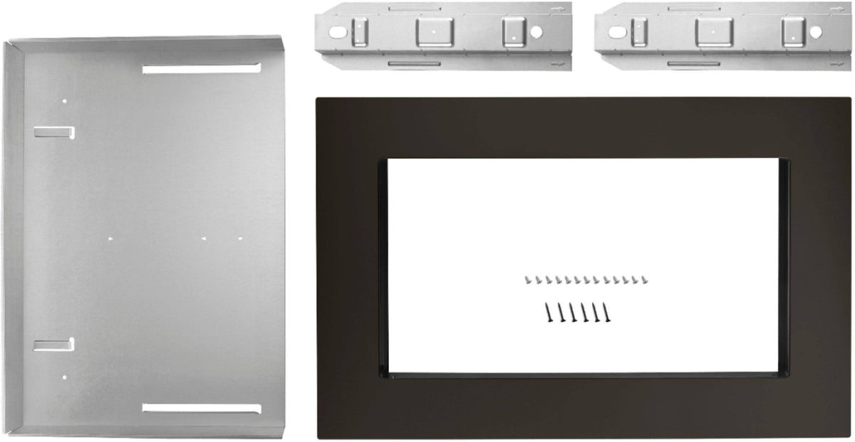 27x22 Black Stainless Steel Trim Kit for Countertop Microwave P973610