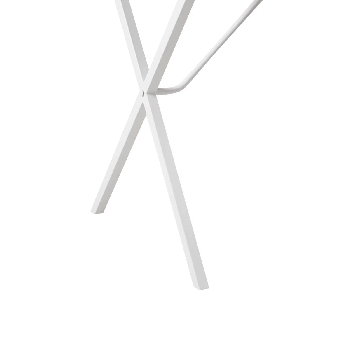 Modern Writing Desk with 3 Built-in Cubbies Storage and Metal Leg in Natural White S60678