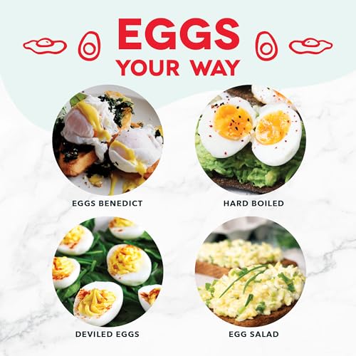 6 Egg Capacity Electric Egg Cooker Black V445
