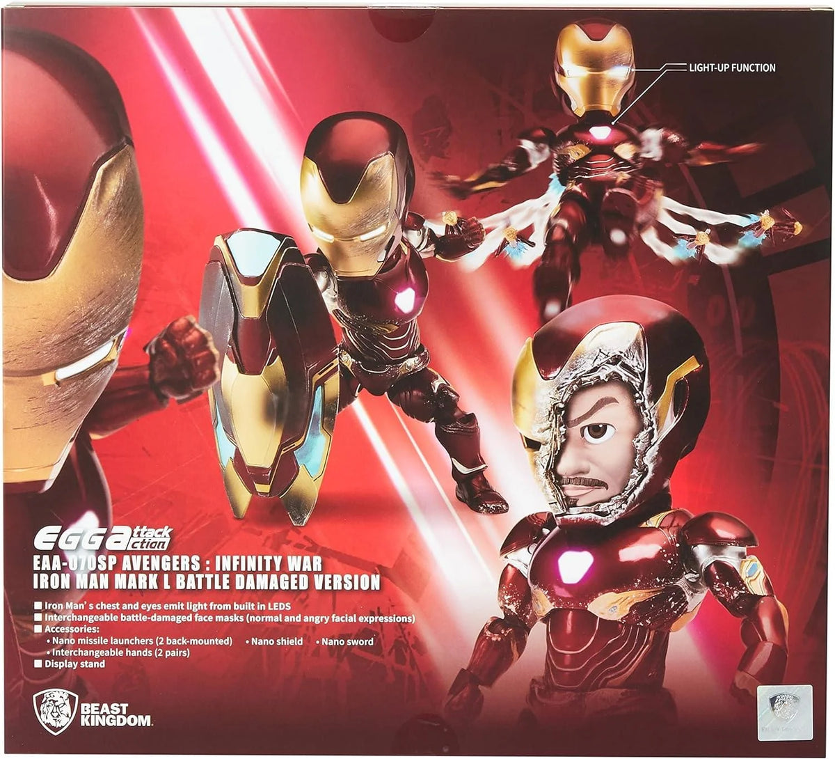 12" Iron Man Battle Damaged Action Figure W1150