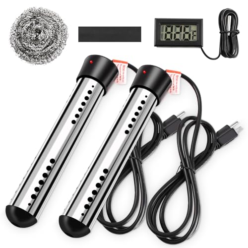 Portable Electric 304 Stainless Immersion Water Heater 2Pack J523