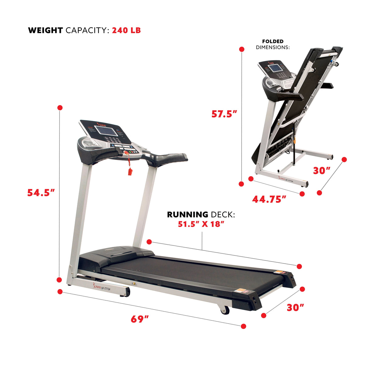 Motorized Incline Treadmill T986