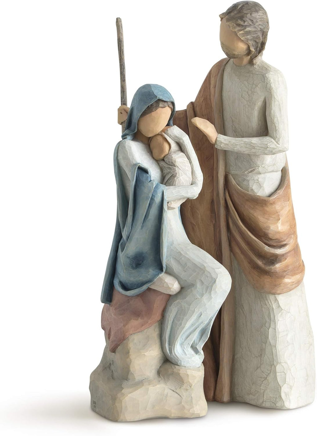 Sculpted hand-painted nativity figures N633