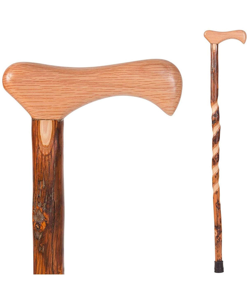 40x22 Twisted Hickory Walking Cane G48134