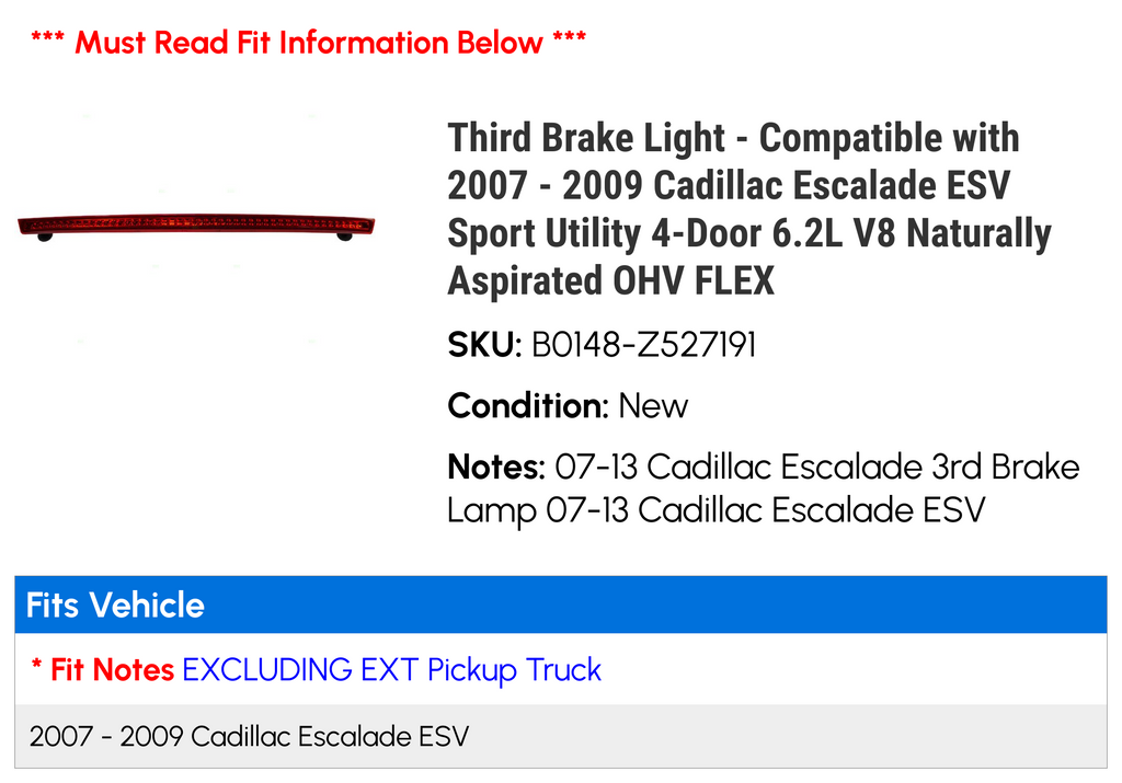 Third Brake Light E893