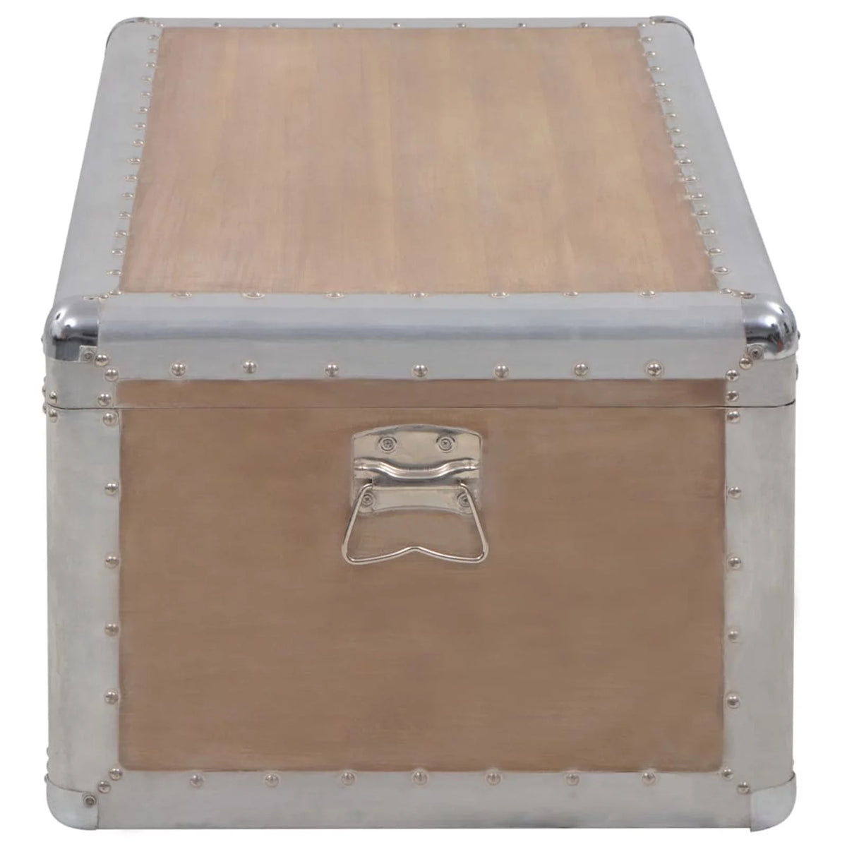 Wooden Fir Storage Chest Trunk Y7660