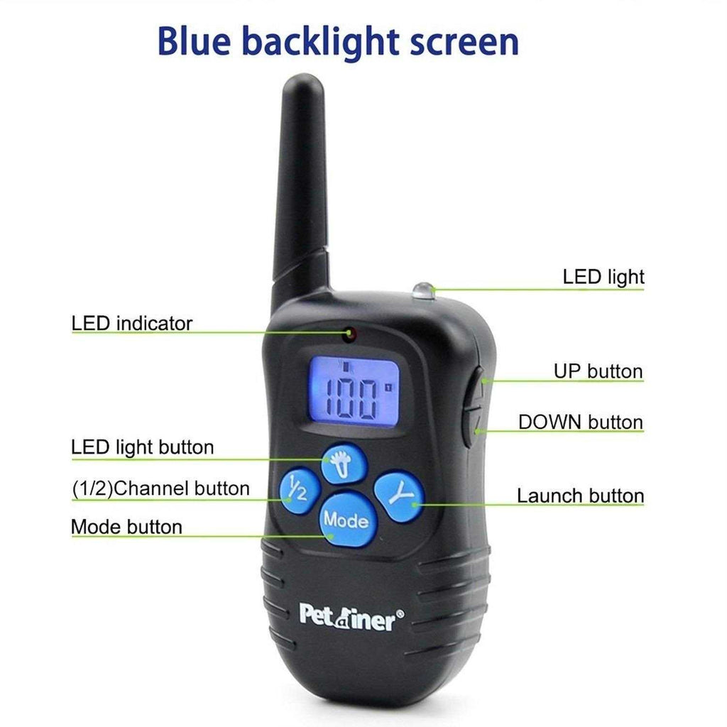 Waterproof Rechargeable 2 Dog Training Collar G985479