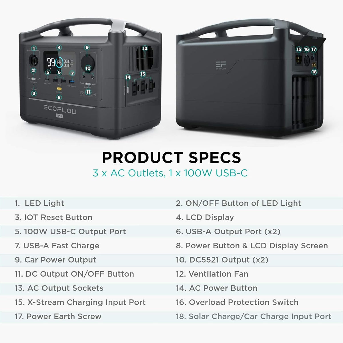 River 600 Extra Battery 288Wh X232097