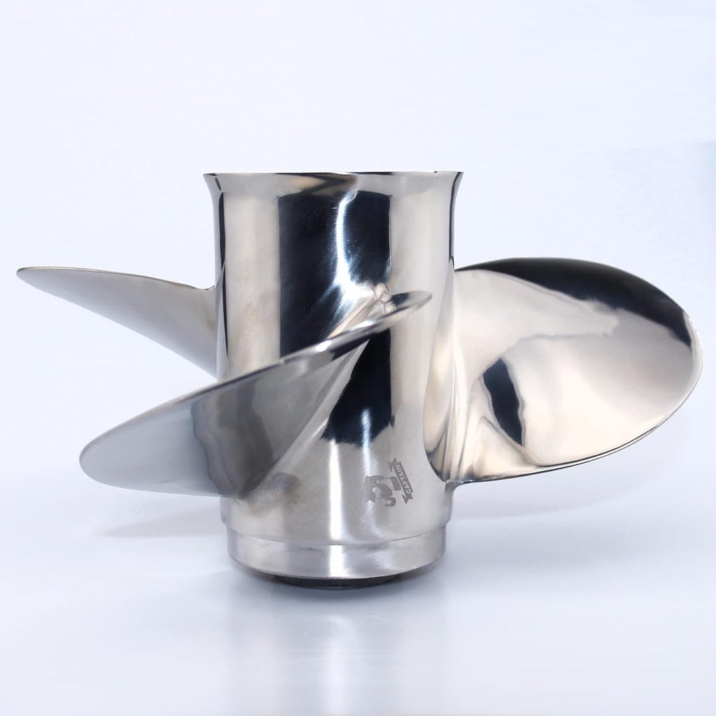 Stainless Steel Propeller for 25-30HP, 10 Spline Tooth, RH (9 7/8x10 1/2) D574355