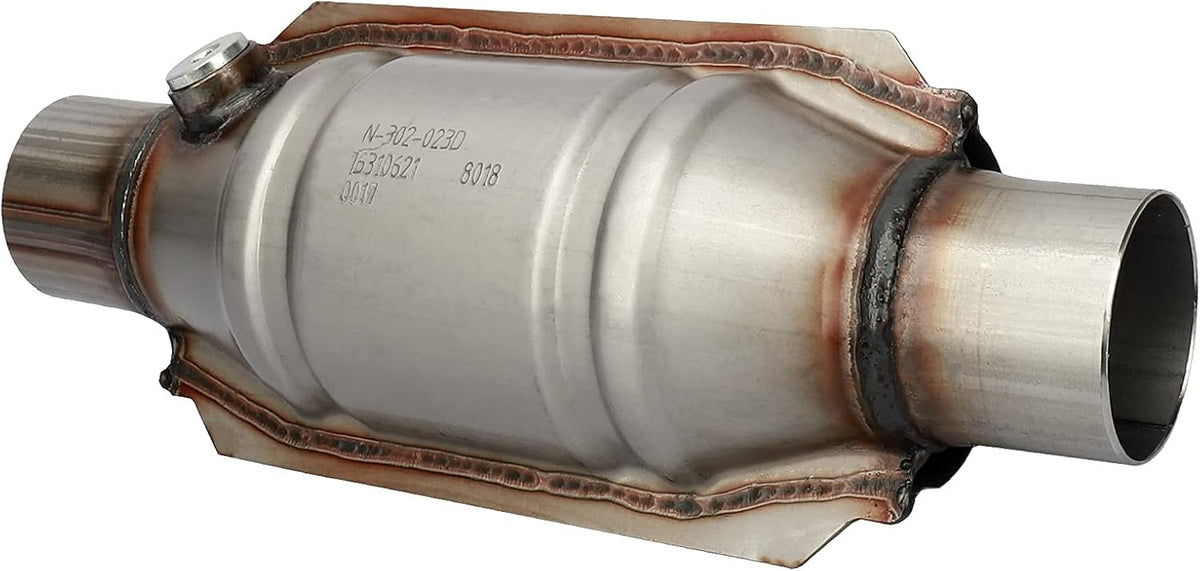 2.25 Inlet/Outlet Universal Catalytic Converter with O2 Port H174