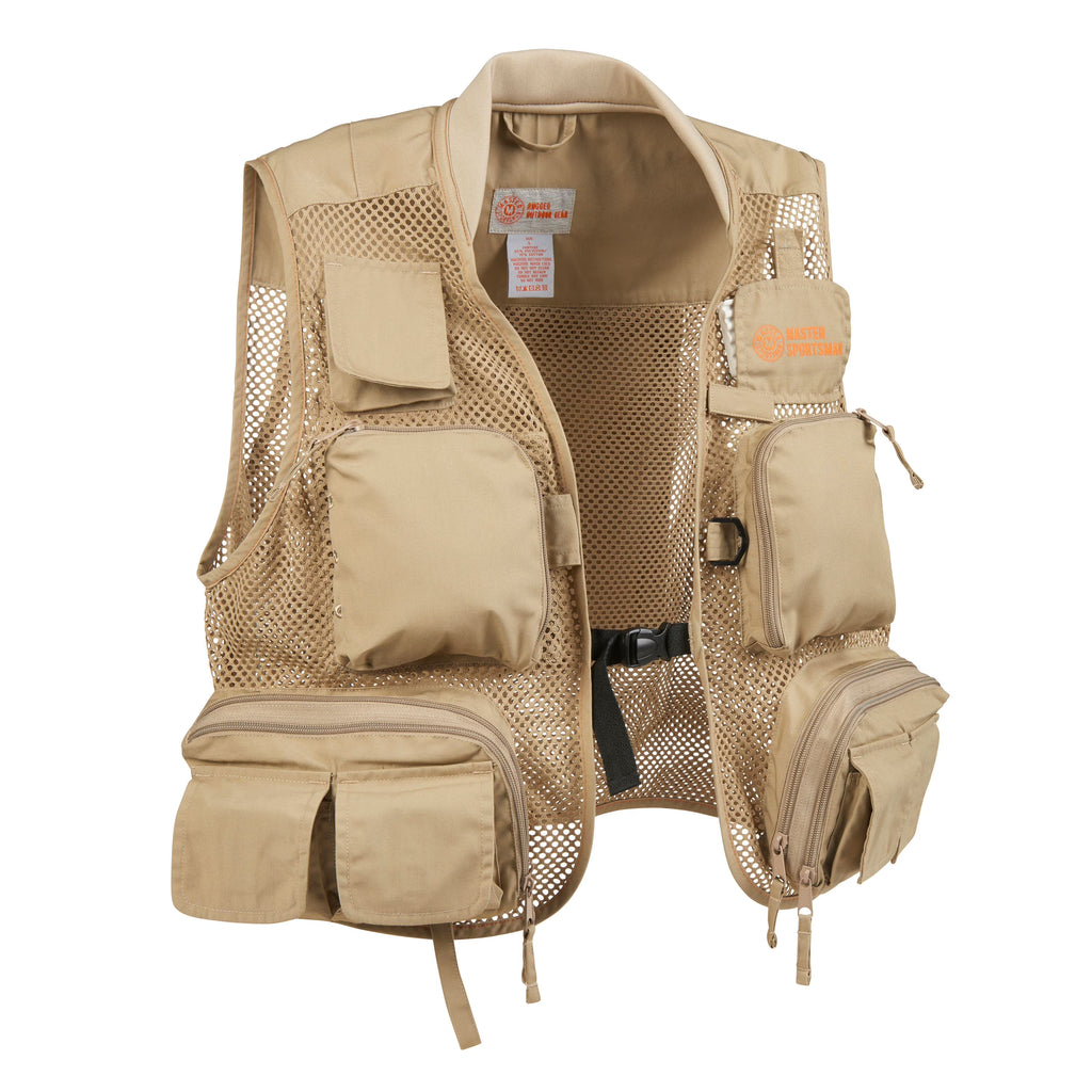 Khaki Fishing Vest Medium W13960