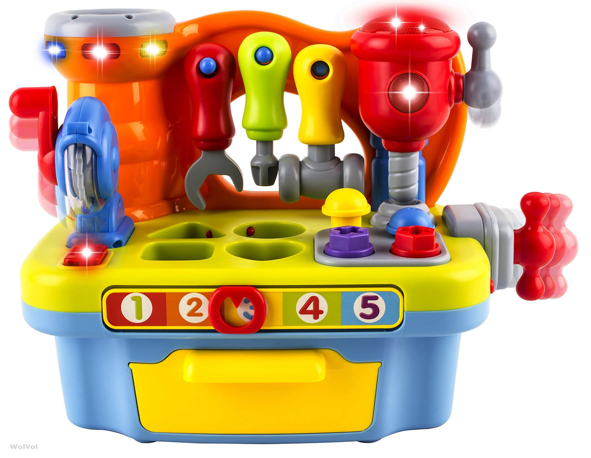 Musical Learning Workbench Toy with Tools W454