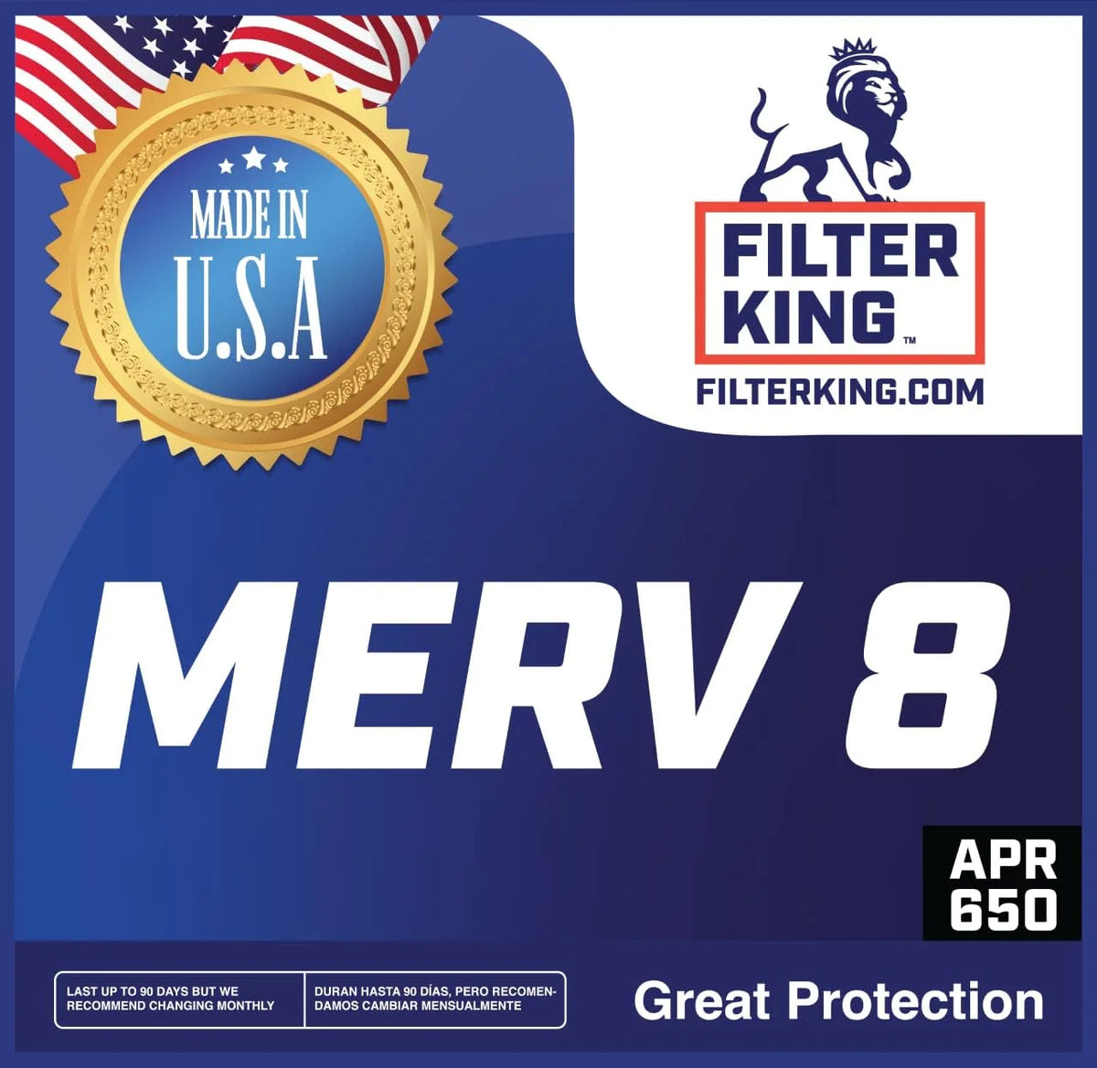 13x66x1a MERV 8 Pleated HVAC Air Filter 4-Pack Y461301