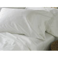 300 Thread Count Organic Sateen Sheet Set Cal King Alpine White Y279249