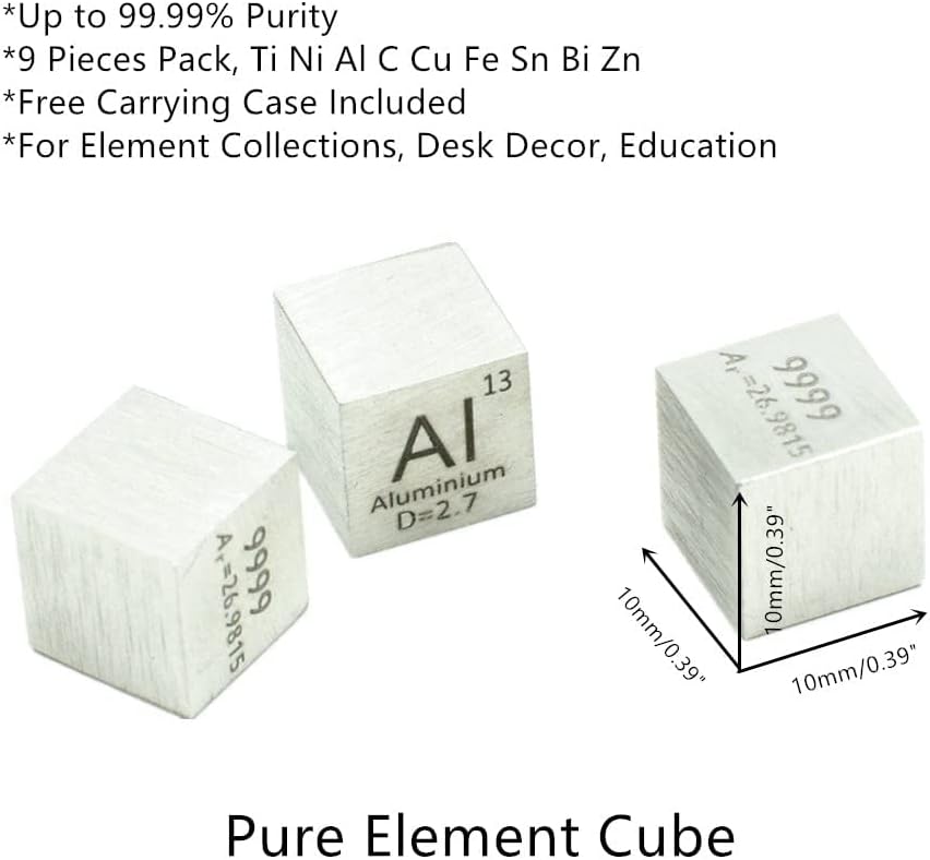9 PCS 10mm Density Cubes Set L677579