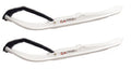 White 8" Snowmobile Skis with Black Loops V488890