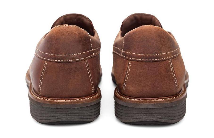 Black Leather Men's Shoes G827