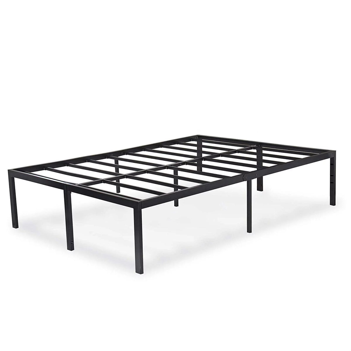 18-inch High Rise Black Metal Platform Bed Frame I4258
