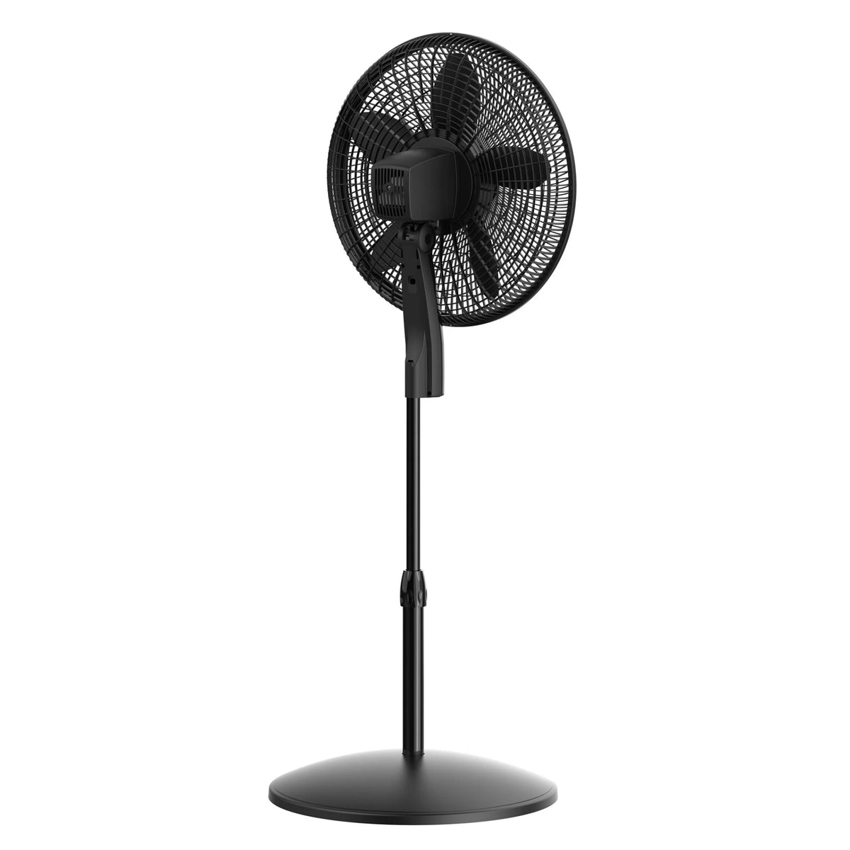 18" DC Motor Pedestal Fan with Remote, Black F455537
