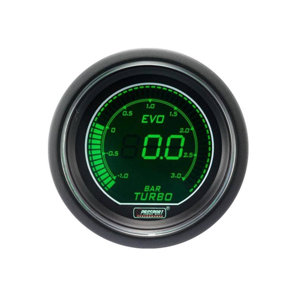Boost Gauge Electrical Digital Green/white 52mm Z365